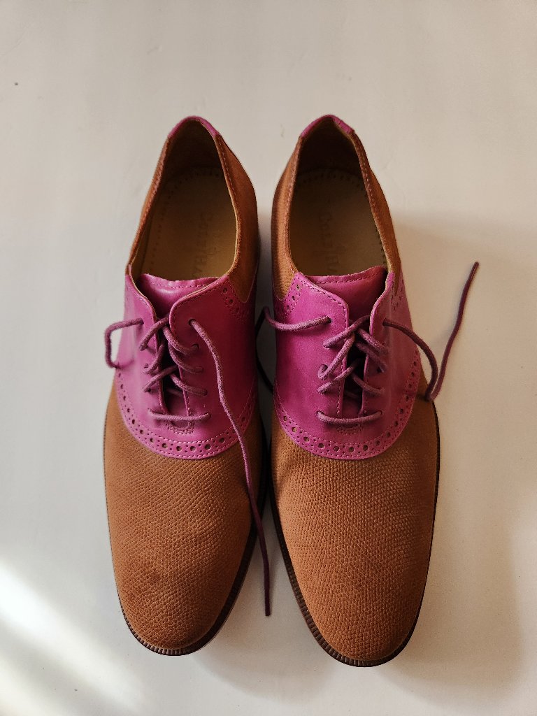 Cole Haan Men's Brown Leather Dress Shoes Size: 10m